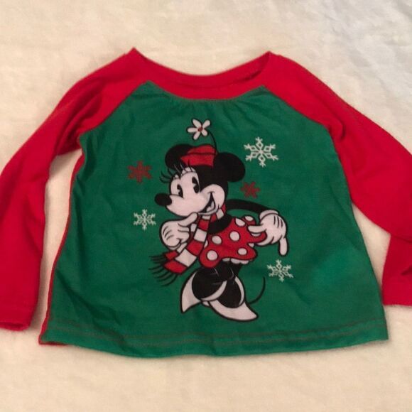 Disney Minnie Mouse Flannel Pajamas - Size 3T - Picture 4 of 6